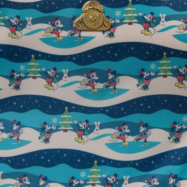 MICKEY AND MINNIE HOLIDAY CROSSBODY BAG - DISNEY LOUNGEFLY