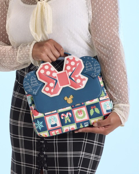 MICKEY AND MINNIE HOLIDAY CROSSBODY BAG - DISNEY LOUNGEFLY