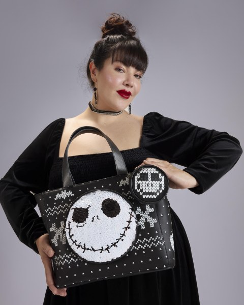 JACK TOTE BAG WITH COIN BAG - DISNEY LOUNGEFLY NIGHTMARE BEFORE CHRISTMAS