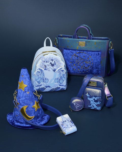 Fantasia Mickey Mouse Sorcerer Hat Figural Crossbody Bag - DISNEY LOUNGEFLY
