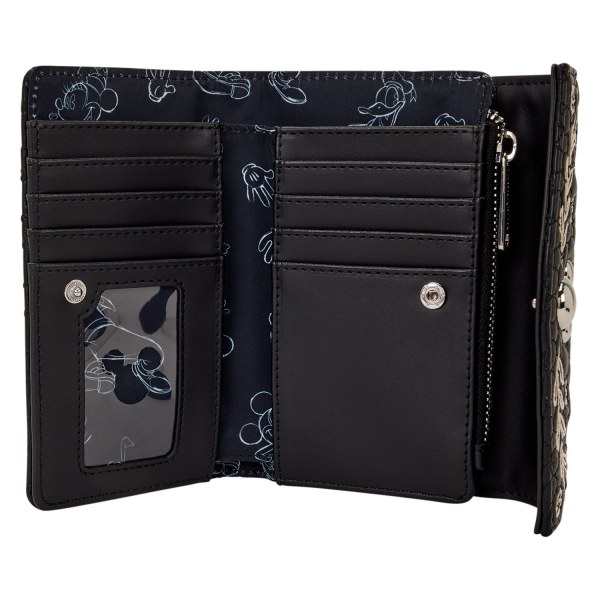 Mickey Mouse Artist Sketch Flap Wallet - Disney Loungefly