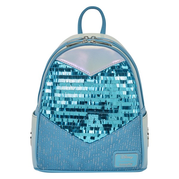 Princess Elsa Glitter Sequin Cosplay Mini Backpack - Disney Loungefly Frozen
