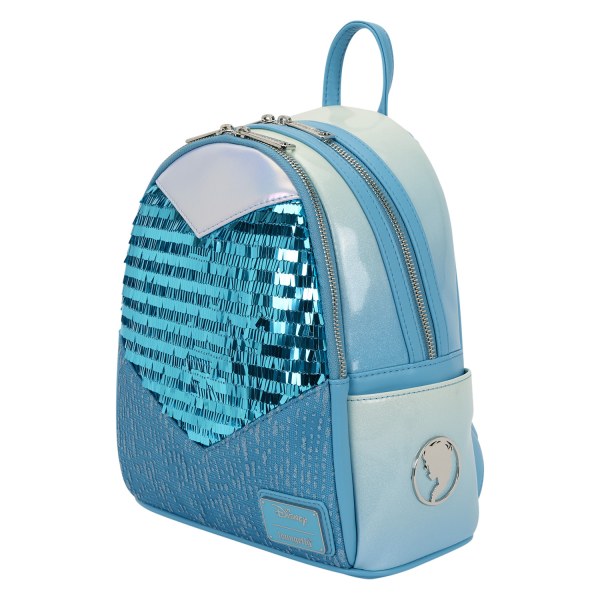 Princess Elsa Glitter Sequin Cosplay Mini Backpack - Disney Loungefly Frozen
