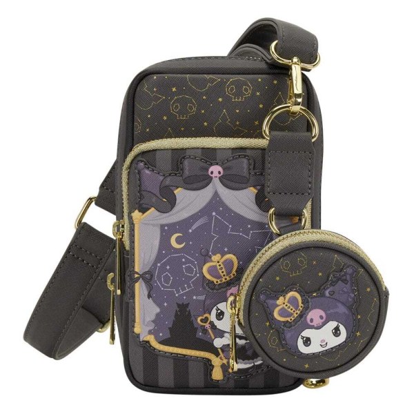 Cell Phone shoulder bag with coin purse 20th Anniversary Kuromi - Loungefly Sanrio