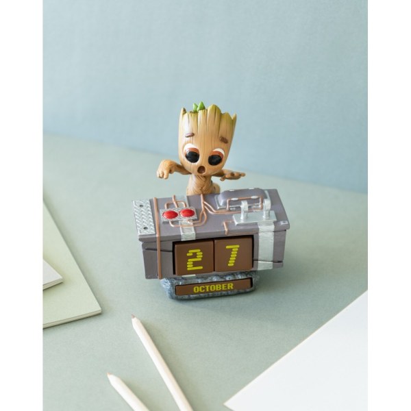3D PERPETUAL CALENDAR - MARVEL I AM GROOT