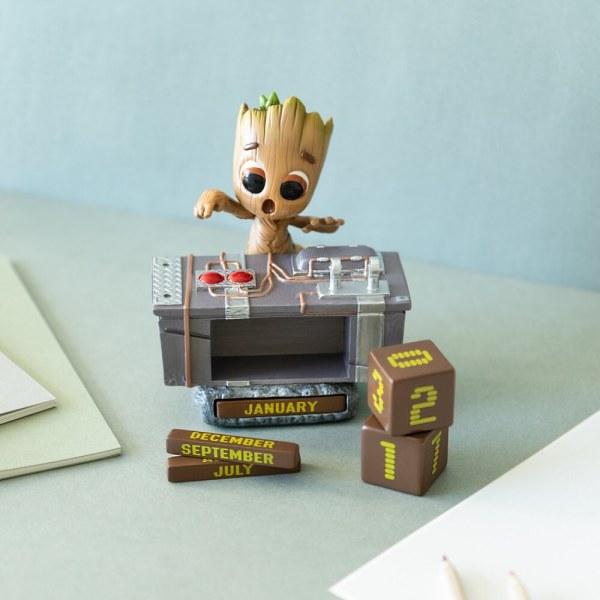 3D PERPETUAL CALENDAR - MARVEL I AM GROOT