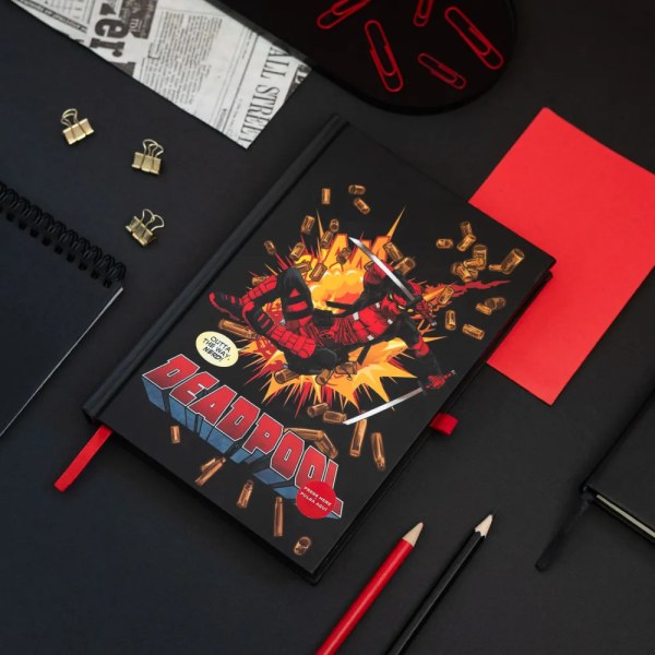 PREMIUM A5 NOTEBOOK WITH LIGHT - MARVEL DEADPOOL