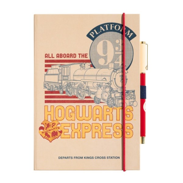 PLATFORM 9 3/4 PREMIUM A5 NOTEBOOK WITH PEN - HARRY POTTER