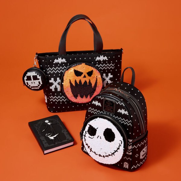 JACK SKELLINGTON PUMKIN KING REFILLABLE STATIONERY JOURNAL - DISNEY LOUNGEFLY
