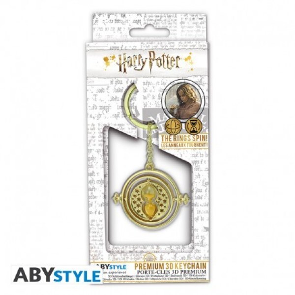 Premium 3D Time-Turner Keychain - Harry Potter