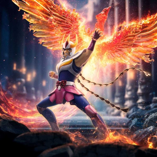 Saint Seiya Statue 1/10 Deluxe Art Scale Phoenix Ikki 41 cm