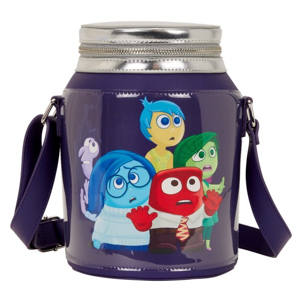 INSIDE OUT 2 FIGURAL JAR CROSSBODY BAG - DISNEY PIXAR LOUNGEFLY