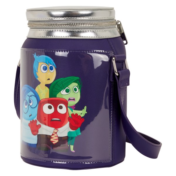 INSIDE OUT 2 FIGURAL JAR CROSSBODY BAG - DISNEY PIXAR LOUNGEFLY