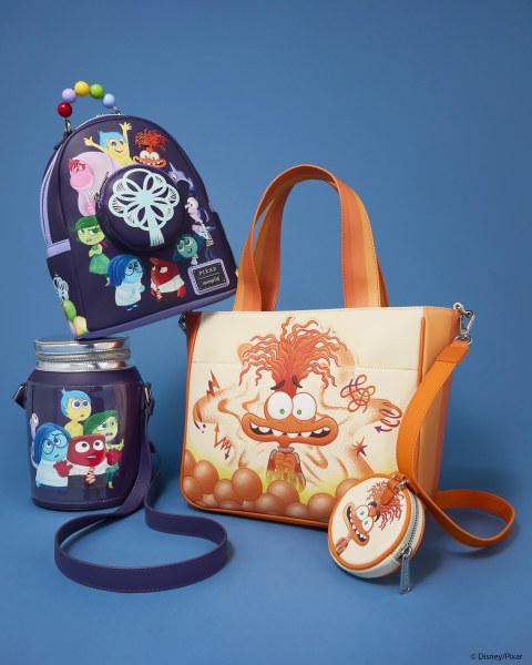 INSIDE OUT 2 FIGURAL JAR CROSSBODY BAG - DISNEY PIXAR LOUNGEFLY