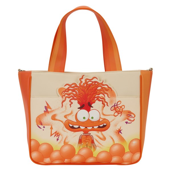INSIDE OUT 2 ANXIETY TOTE BAG WITH COIN BAG - DISNEY PIXAR LOUNGEFLY