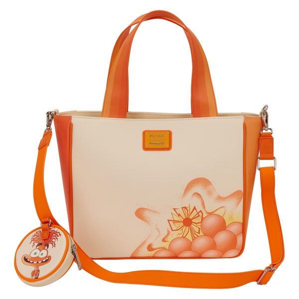 INSIDE OUT 2 ANXIETY TOTE BAG WITH COIN BAG - DISNEY PIXAR LOUNGEFLY