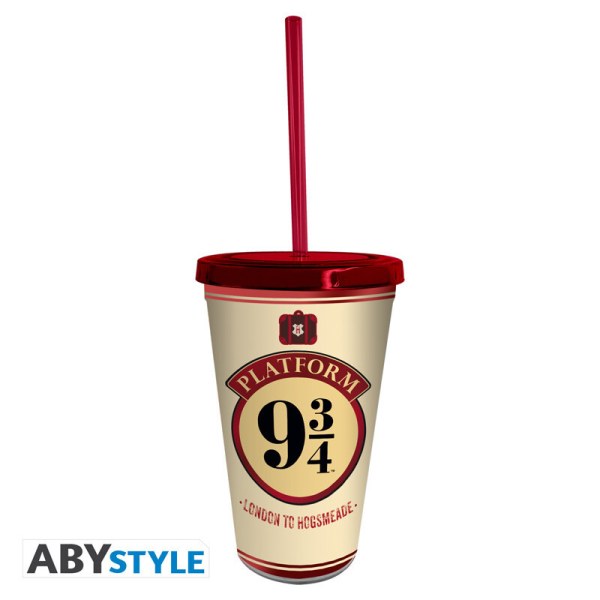 Cup with straw Hogwarts Express - Harry Potter