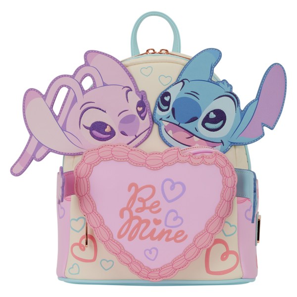 STITCH & ANGEL BE MINE MINI BACKPACK - DISNEY LOUNGEFLY