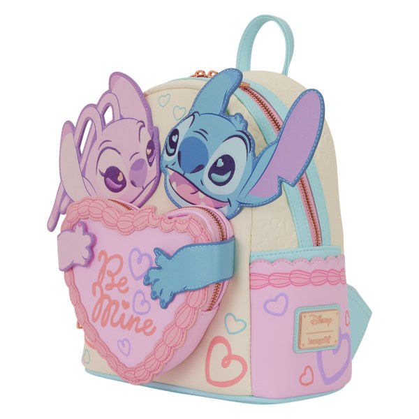 STITCH & ANGEL BE MINE MINI BACKPACK - DISNEY LOUNGEFLY