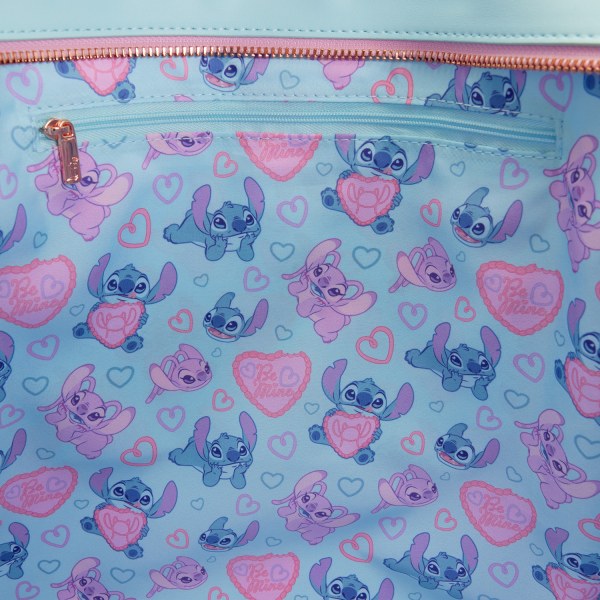 STITCH & ANGEL TRUE LOVE TOTE BAG - DISNEY LOUNGEFLY