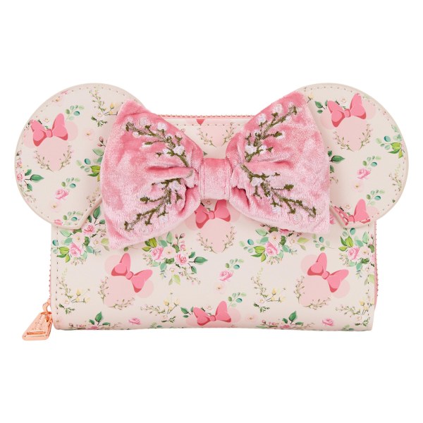 MINNIE MOUSE FLORAL WALLET - Disney Loungefly
