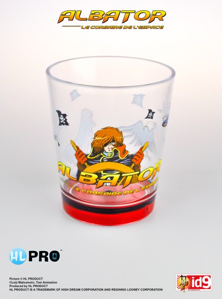 Rudder plastic glass - Captain Harlock