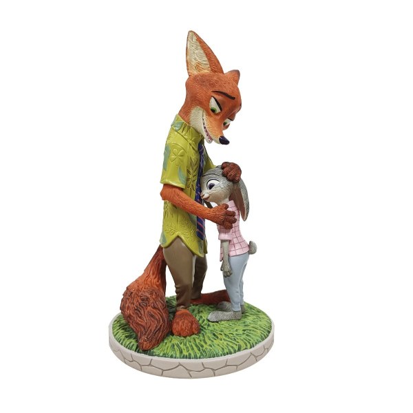 ZOOTOPIA - NICK AND JUDY HUG ME FIGURINES - DISNEY SHOWCASE