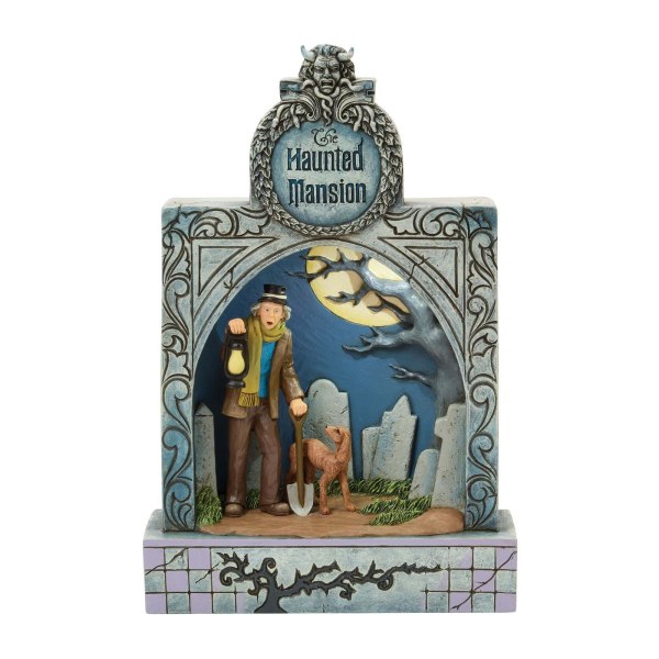 HAUNTED MANSION LED DIORAMA - DISNEY TRADITIONS