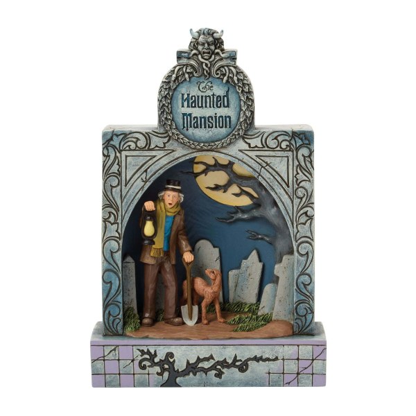 HAUNTED MANSION LED DIORAMA - DISNEY TRADITIONS