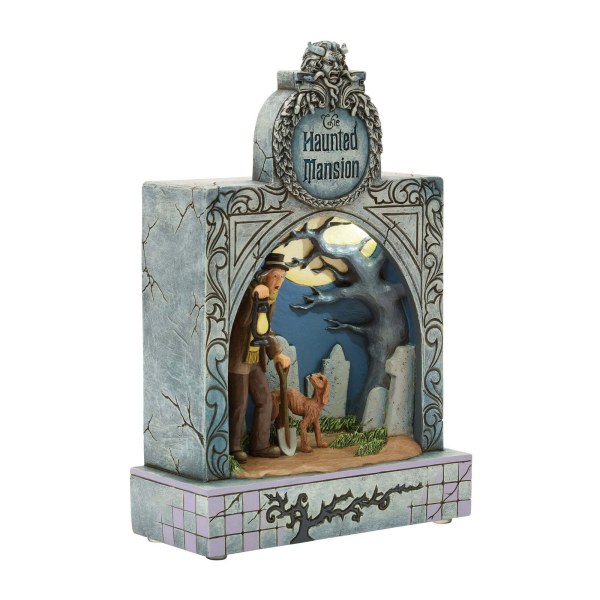 HAUNTED MANSION LED DIORAMA - DISNEY TRADITIONS