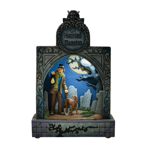 HAUNTED MANSION LED DIORAMA - DISNEY TRADITIONS