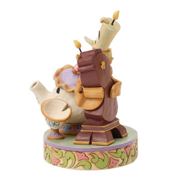 LUMIERE, MRS POTT, CHIP & COGSWORTH - DISNEY TRADITIONS