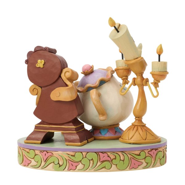 LUMIERE, MRS POTT, CHIP & COGSWORTH - DISNEY TRADITIONS