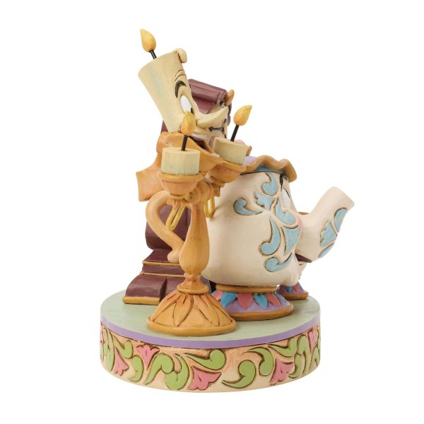 LUMIERE, MRS POTT, CHIP & COGSWORTH - DISNEY TRADITIONS