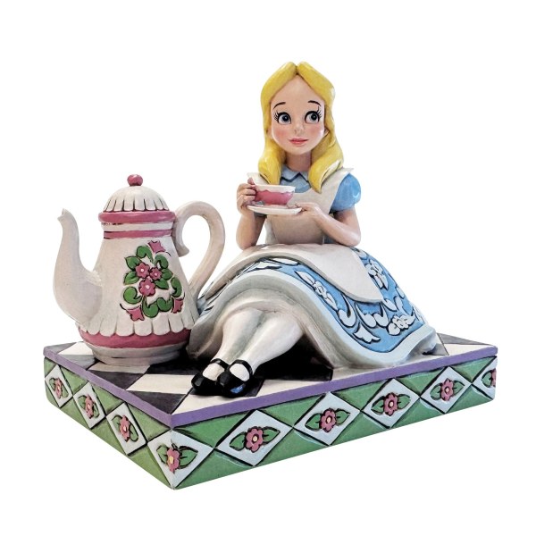 ALICE WITH TEAPOT - DISNEY TRADITIONS