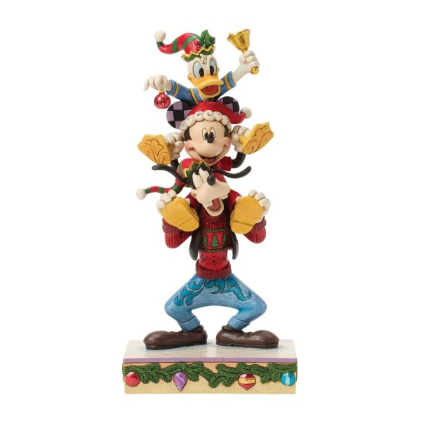 MICKEY, DONALD, AND GOOFIE STACKED - DISNEY TRADITIONS