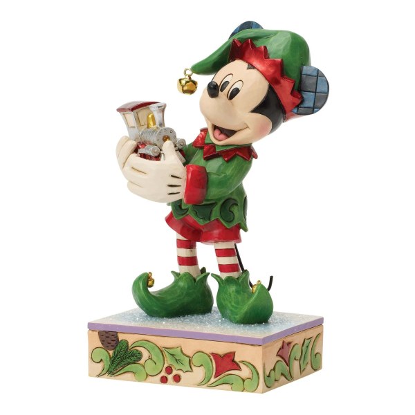 MICKEY ELF WITH TRAIN SPECIAL EDITION - DISNEY TRADITIONS
