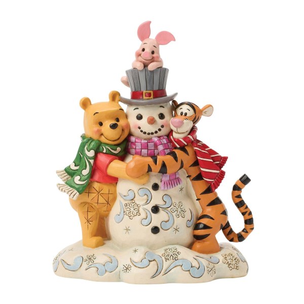 POOH AND FRIENDS SNOWMAN -  DISNEY TRADITIONS