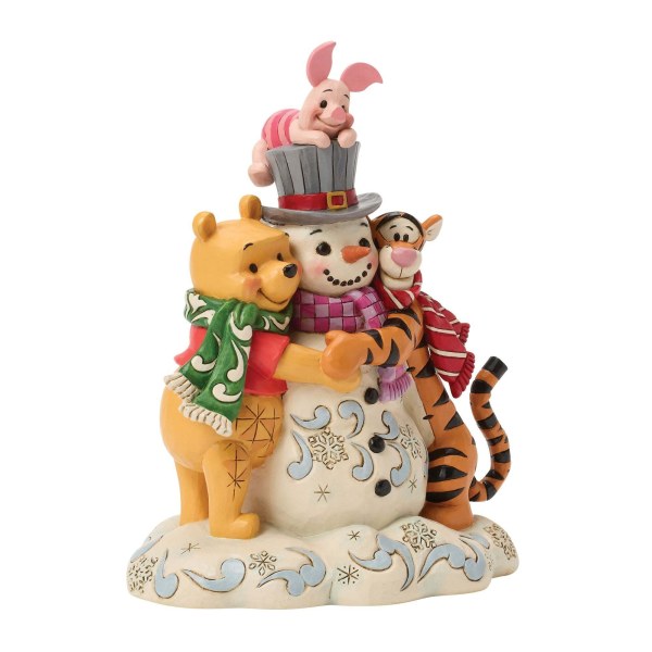 POOH AND FRIENDS SNOWMAN -  DISNEY TRADITIONS