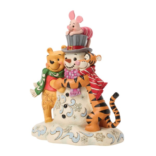 POOH AND FRIENDS SNOWMAN -  DISNEY TRADITIONS