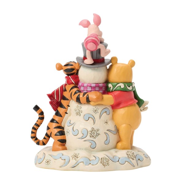 POOH AND FRIENDS SNOWMAN -  DISNEY TRADITIONS