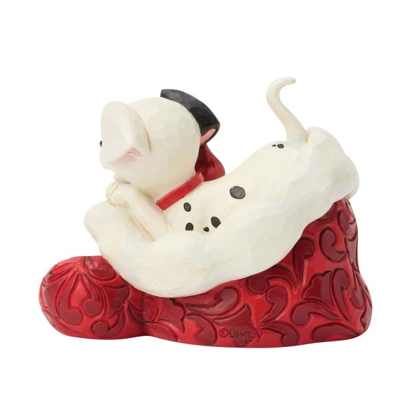 MINI 101 DALMATIANS WITH SANTA HAT - DISNEY TRADITIONS