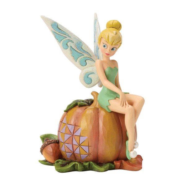 TINKER BELL ON PUMPKIN - DISNEY TRADITIONS