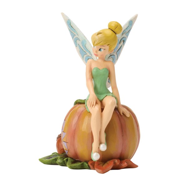 TINKER BELL ON PUMPKIN - DISNEY TRADITIONS
