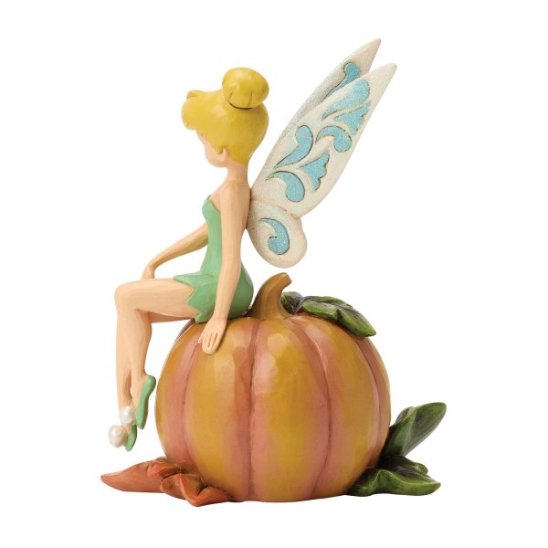 TINKER BELL ON PUMPKIN - DISNEY TRADITIONS