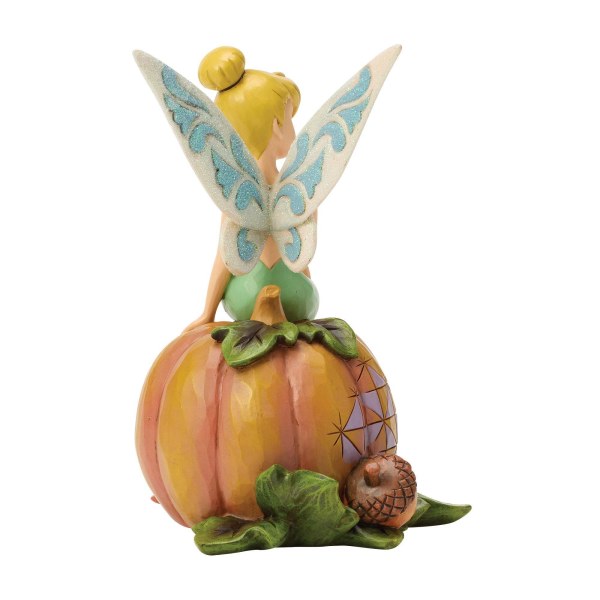 TINKER BELL ON PUMPKIN - DISNEY TRADITIONS