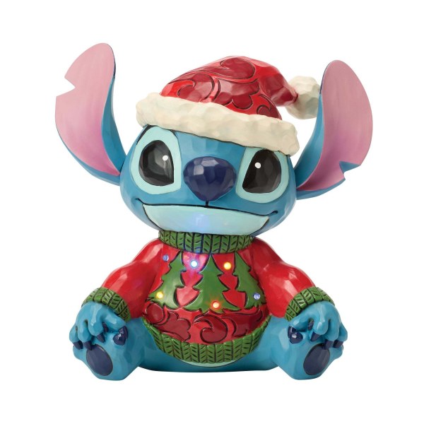 STITCH WITH CHRISTMAS SWEATER (LED) - DISNEY TRADITIONS