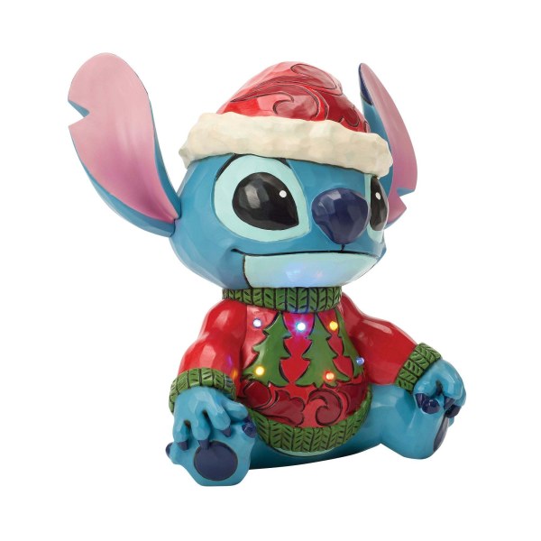 STITCH WITH CHRISTMAS SWEATER (LED) - DISNEY TRADITIONS