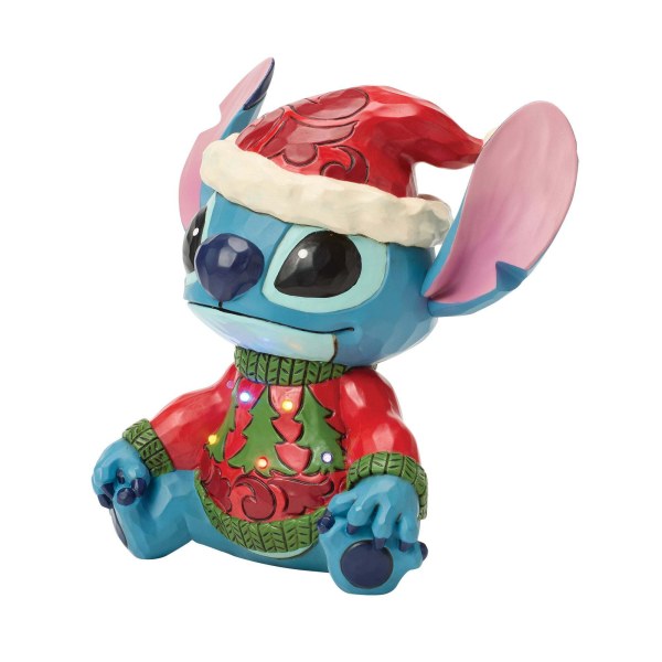STITCH WITH CHRISTMAS SWEATER (LED) - DISNEY TRADITIONS