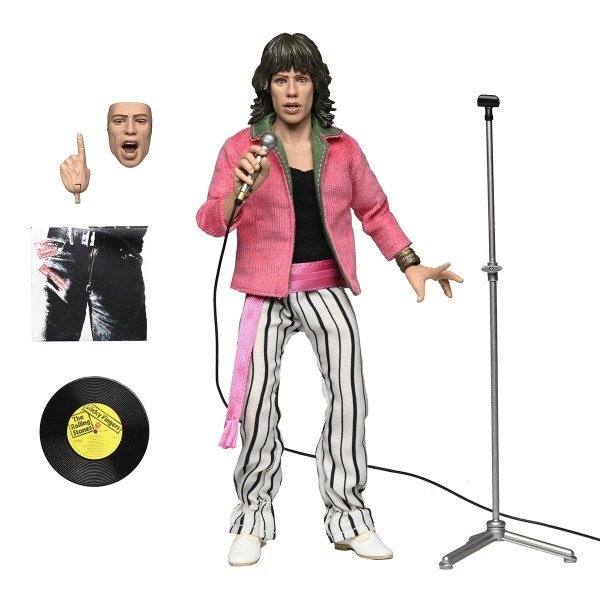 THE ROLLING STONES - 8" CLOTHED ACTION FIGURE – MICK JAGGER (1975) FIGURE
